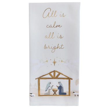 All Is Bright Dishtowel - Park Designs - The Fox Decor